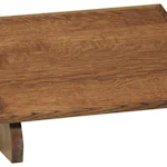Hardwood Slanted Mission Footstool from DutchCrafters Amish Furniture