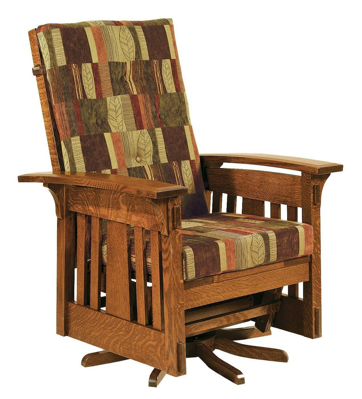 Trinity Mission Glider Swivel from DutchCrafters Amish Furniture