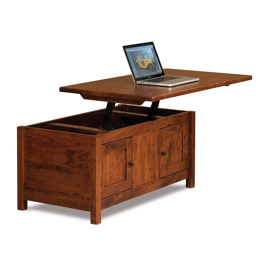 Coffee Table with Lifting Top from DutchCrafters Amish Furniture