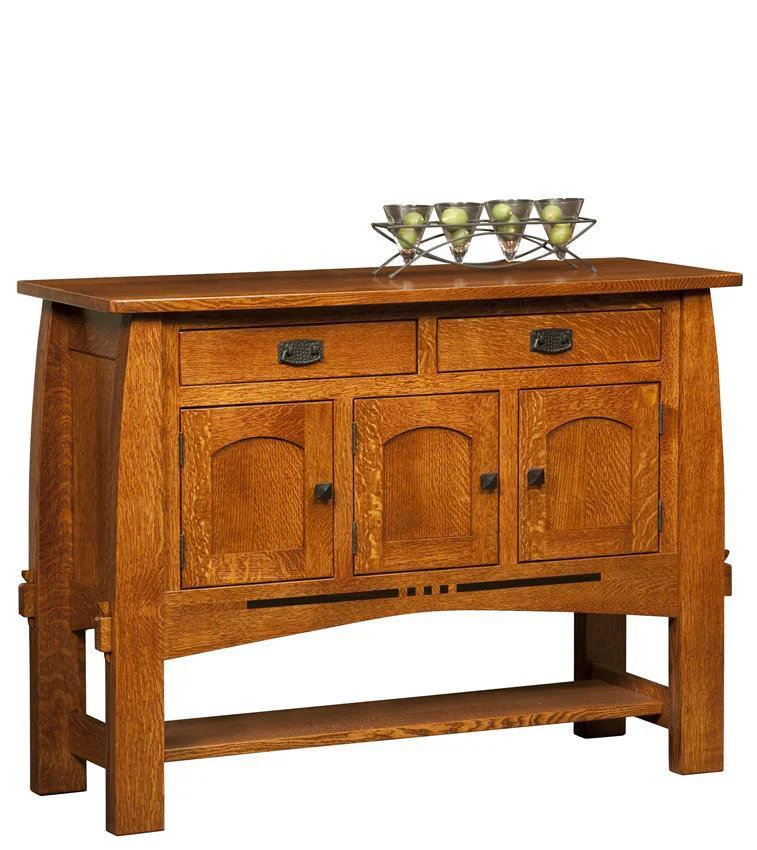 Solid Wood Mission Dining Sideboard - American Made Furniture