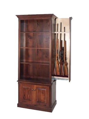 Wood Gun Cabinets at DutchCrafters Amish Furniture