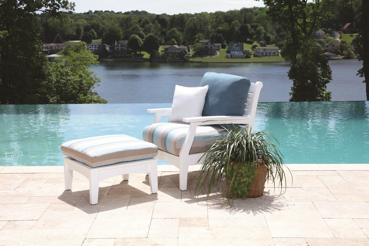 Berlin Gardens Poly Classic Terrace Club Chair from DutchCrafters