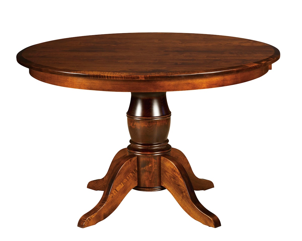 Milwaukee Single Pedestal Table from DutchCrafters Amish Furniture