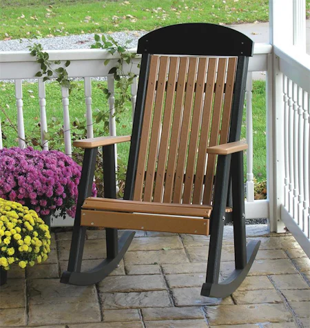Amish Porch Rockers | Poly or Wood | Outdoor Relaxation