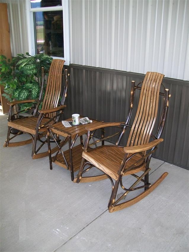 Hickory Wood Rocker from DutchCrafters Amish Furniture