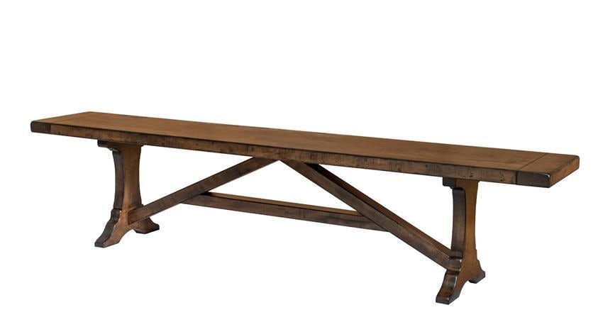 Westin Trestle Bench from DutchCrafters Amish Furniture