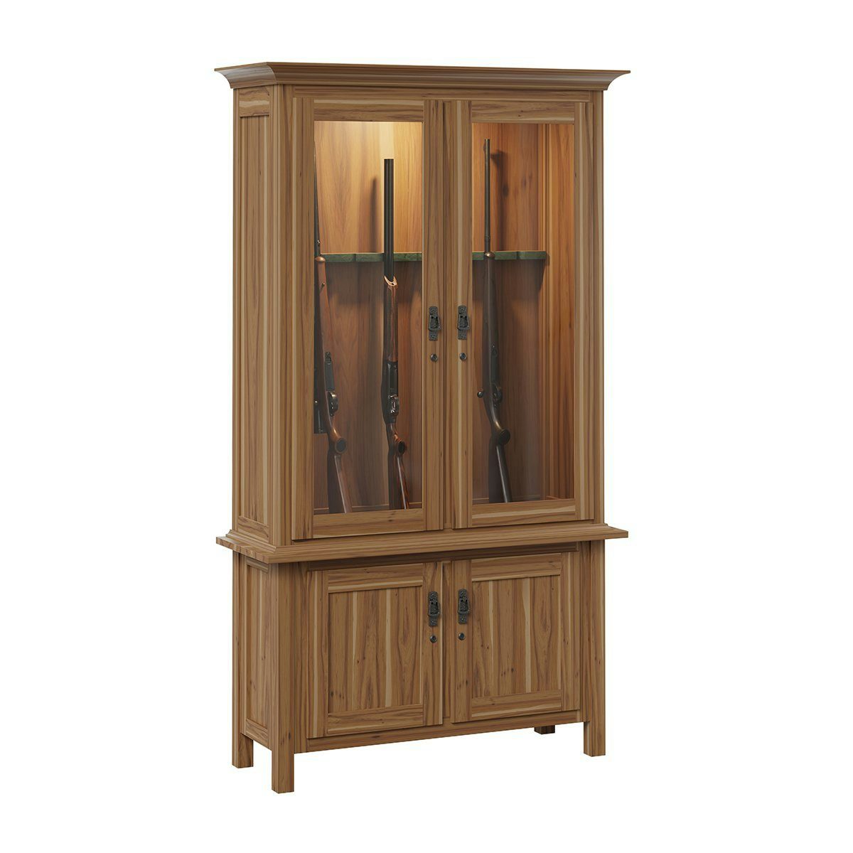 Custom American Made Gun Cabinet from DutchCrafters