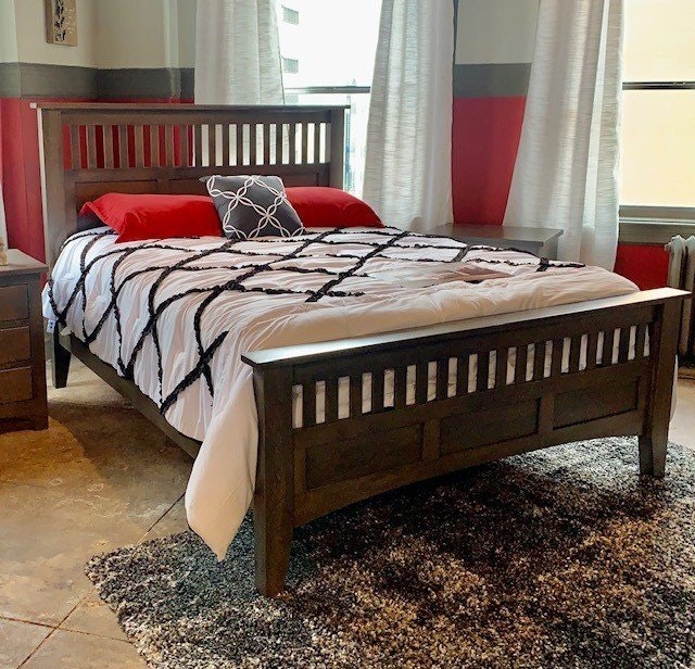 Amish Mission Bed From DutchCrafters Furniture Store