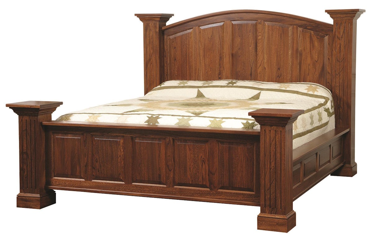 American Made Eliud Bed from DutchCrafters Amish Furniture