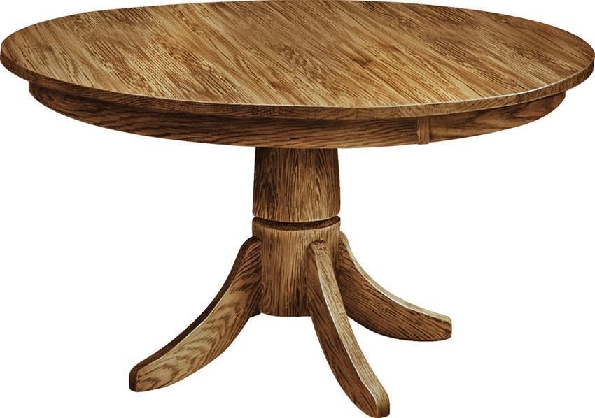 Classic Shaker Single Pedestal Dining Table from DutchCrafters