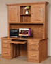 Amish Solid Wood Computer Desks by DutchCrafters Amish Furniture
