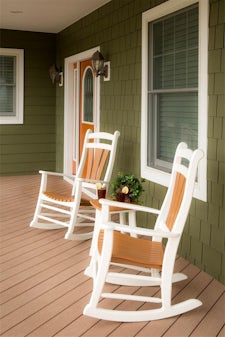 Amish Made Porch Rockers and Poly Rockers from DutchCrafters Amish