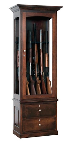 Wood Gun Cabinets at DutchCrafters Amish Furniture