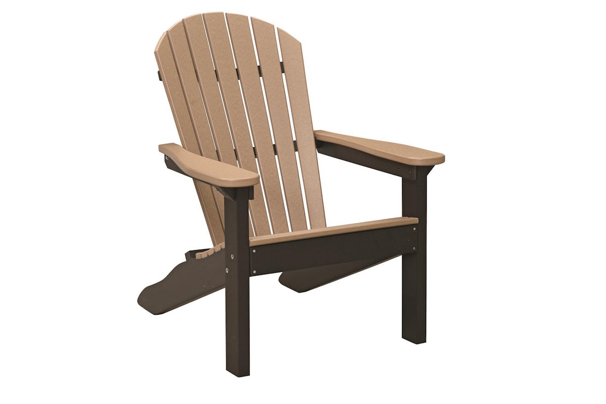 Berlin Gardens Natural Finish Poly Adirondack Chairs from