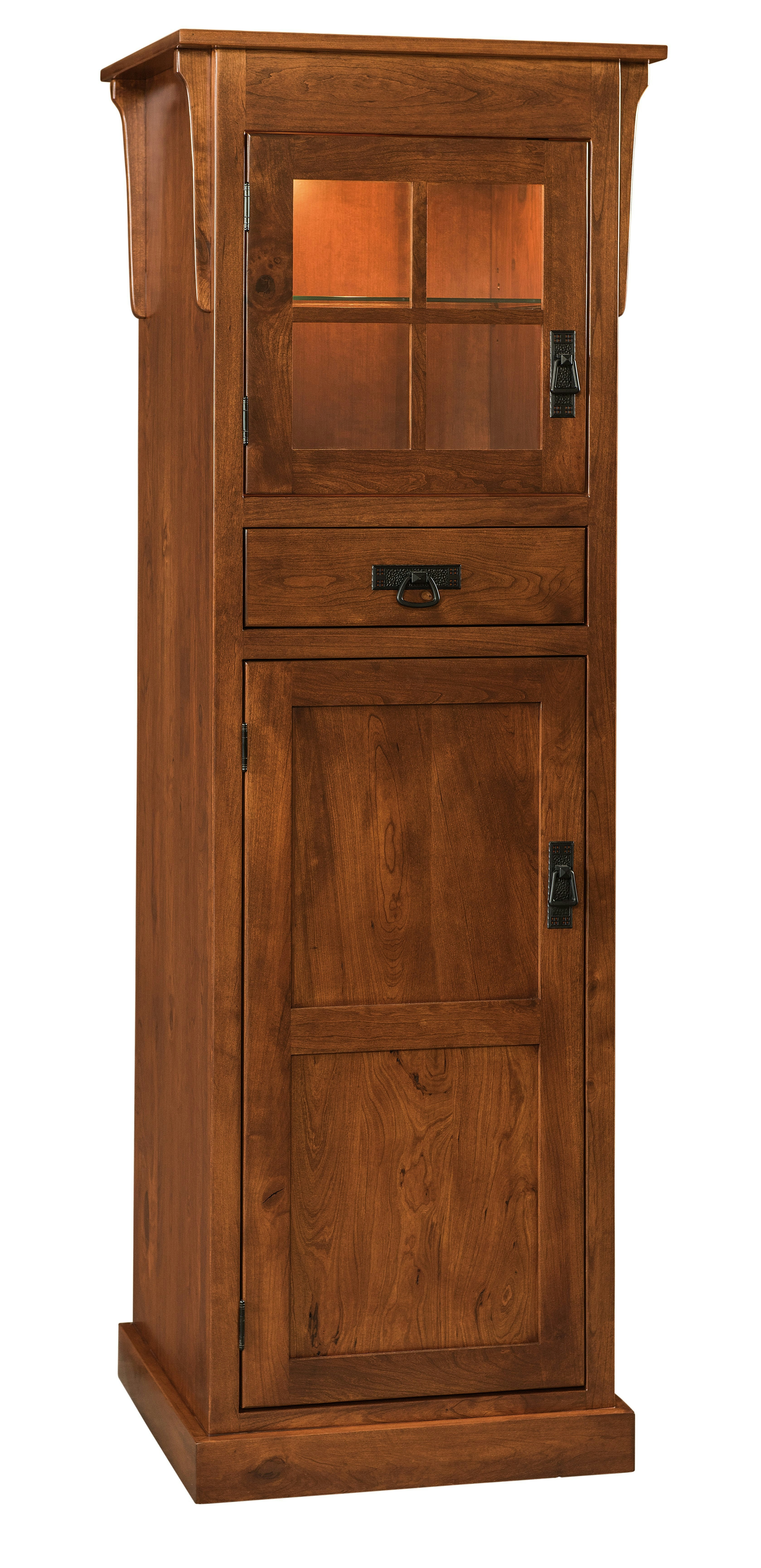 Mission Kitchen Pantry Storage Cabinet From DutchCrafters Amish