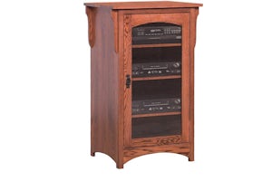 Roanoke Stereo Cabinetby DutchCrafters Amish Furniture