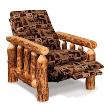 Rustic Log Cabin Recliner From DutchCrafters Amish Furniture