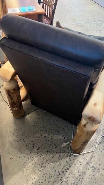 Rustic Log Cabin Recliner From DutchCrafters Amish Furniture