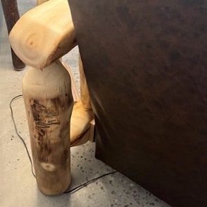 Rustic Log Cabin Recliner From DutchCrafters Amish Furniture