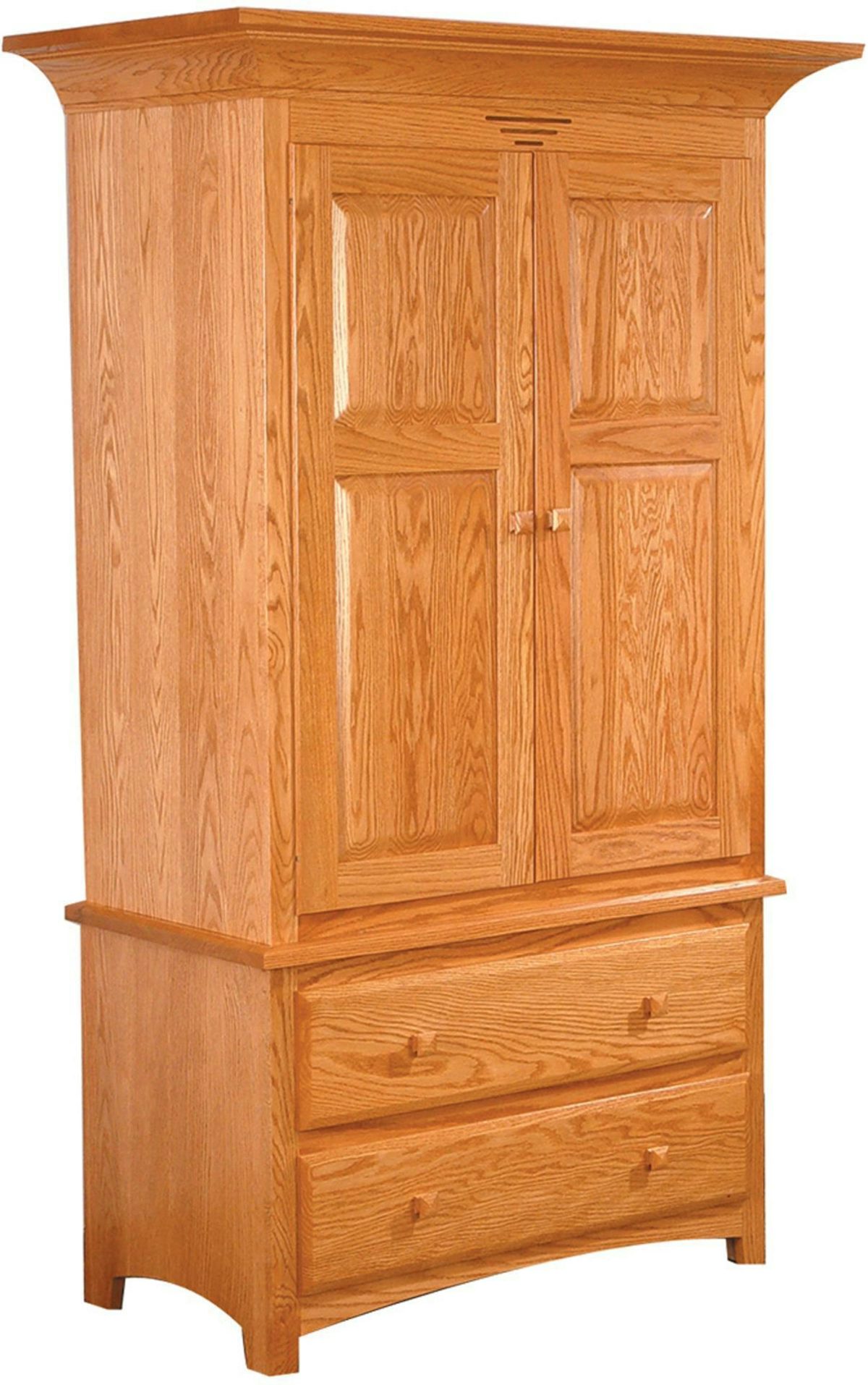 Tulsa Shaker Armoire by DutchCrafters Amish Furniture
