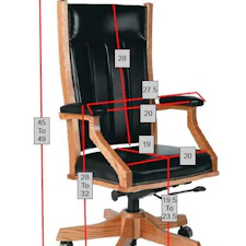 Mission Style Desk Chair From DutchCrafters Amish Furniture