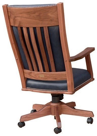 Mission Style Desk Chair From DutchCrafters Amish Furniture