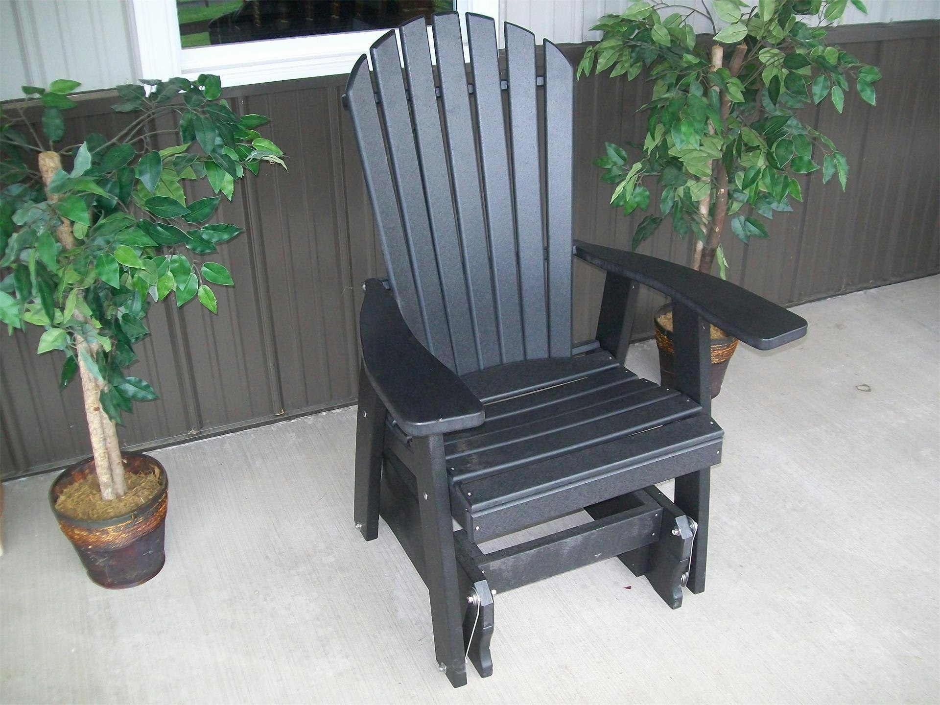 Poly Adirondack Gliding Chair From DutchCrafters Amish Furniture   Pid 57242 Amish Poly Adirondack Gliding Chair  1080 