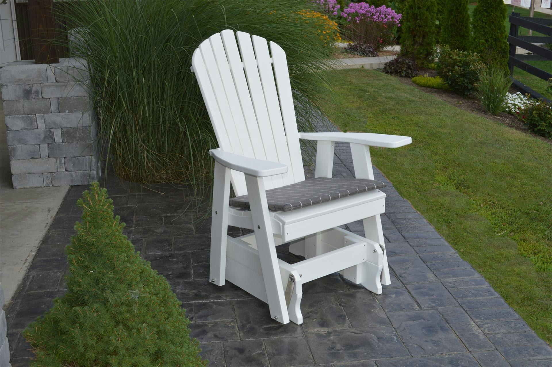 Poly Adirondack Gliding Chair From DutchCrafters Amish Furniture   Pid 57242 Amish Poly Adirondack Gliding Chair  920 