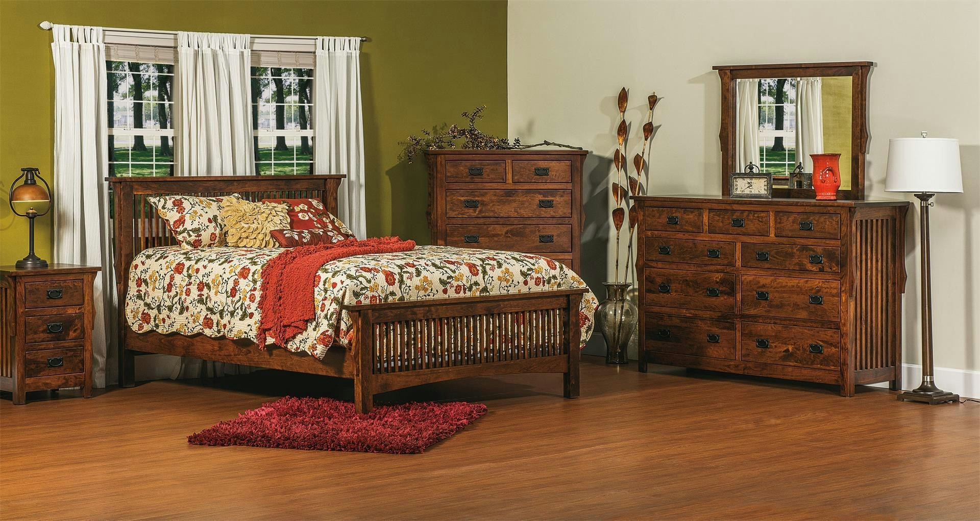 Stick Mission Bed From DutchCrafters Amish Furniture