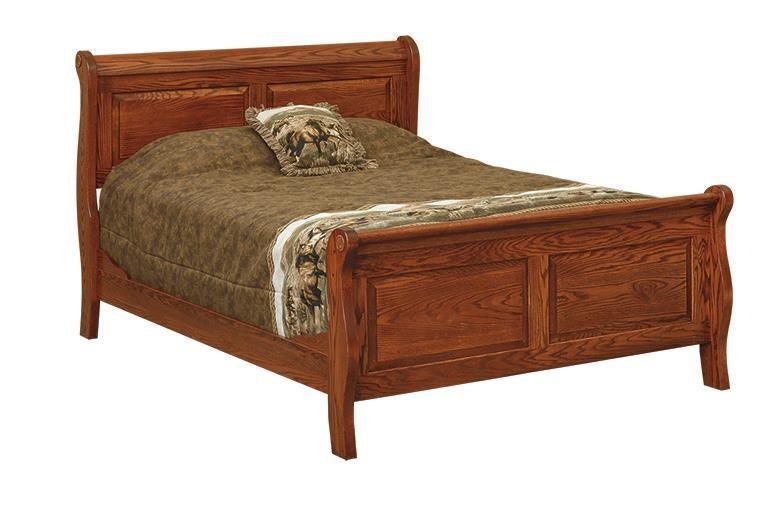 Handmade Sleigh Bed from DutchCrafters Amish Furniture