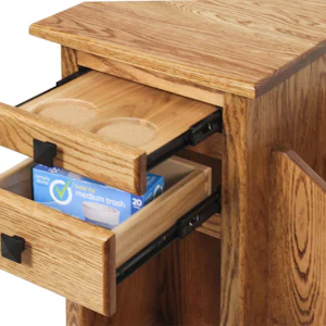 Hardwood Magazine Stand by DutchCrafters Amish Furniture Store
