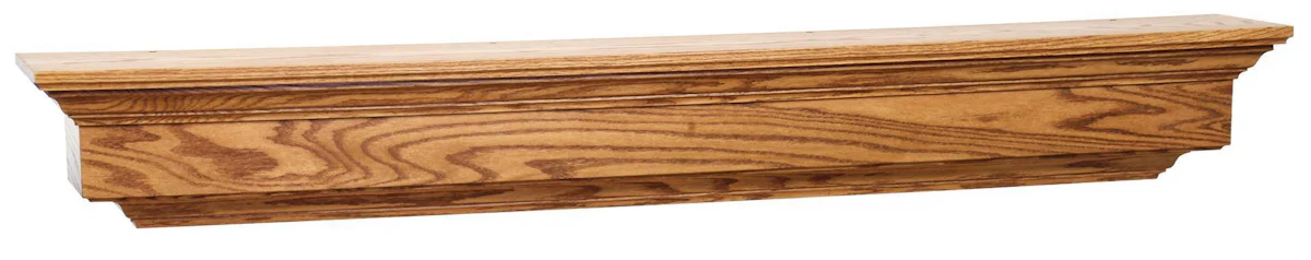 Custom Hardwood Fireplace Mantel from DutchCrafters Amish Furniture