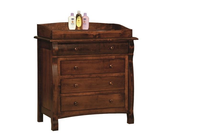 Emerson Four Drawer Changing Table Dresser from DutchCrafters Amish