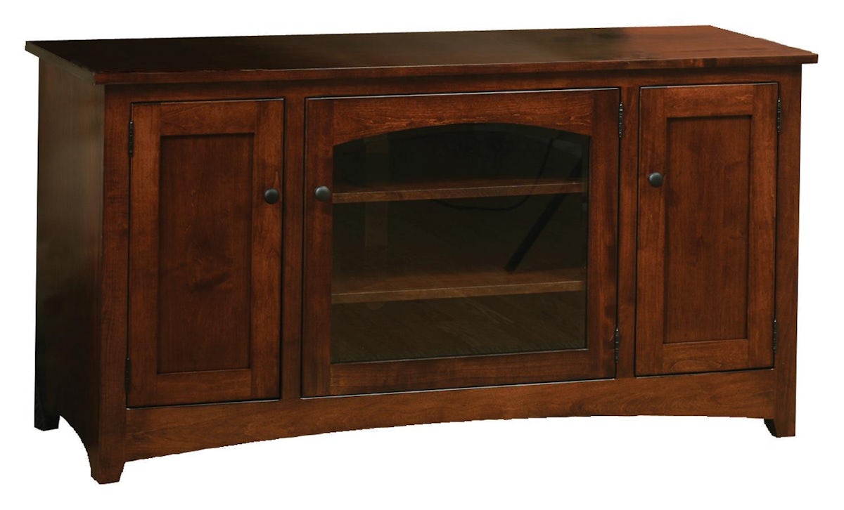 Buford TV Stand with Casters from DutchCrafters Amish Furniture