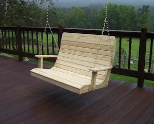 Amish Outdoor Porch Swings from DutchCrafters Amish Furniture