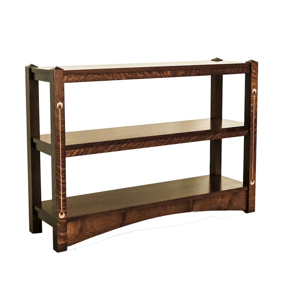 Westerly Solid Wood Bookcase from DutchCrafters Amish Furniture