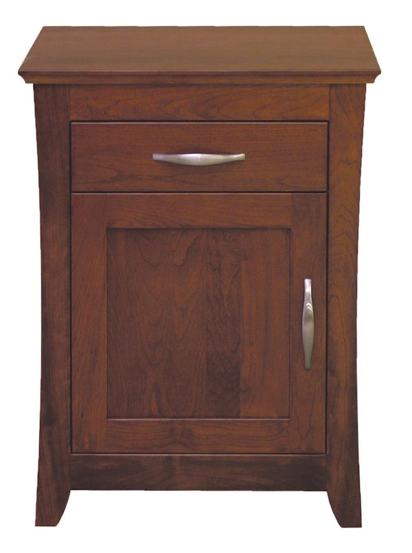 Arley Nightstand with Door from DutchCrafters Amish Furniture