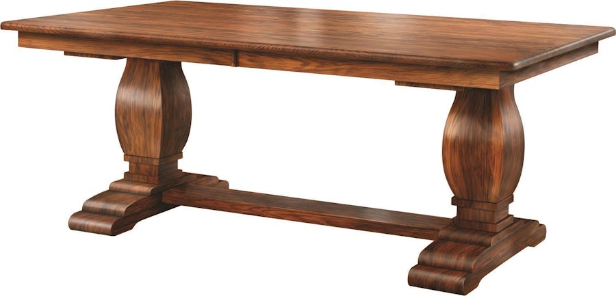 St. Claire Double Pedestal Dining Table From DutchCrafters Amish