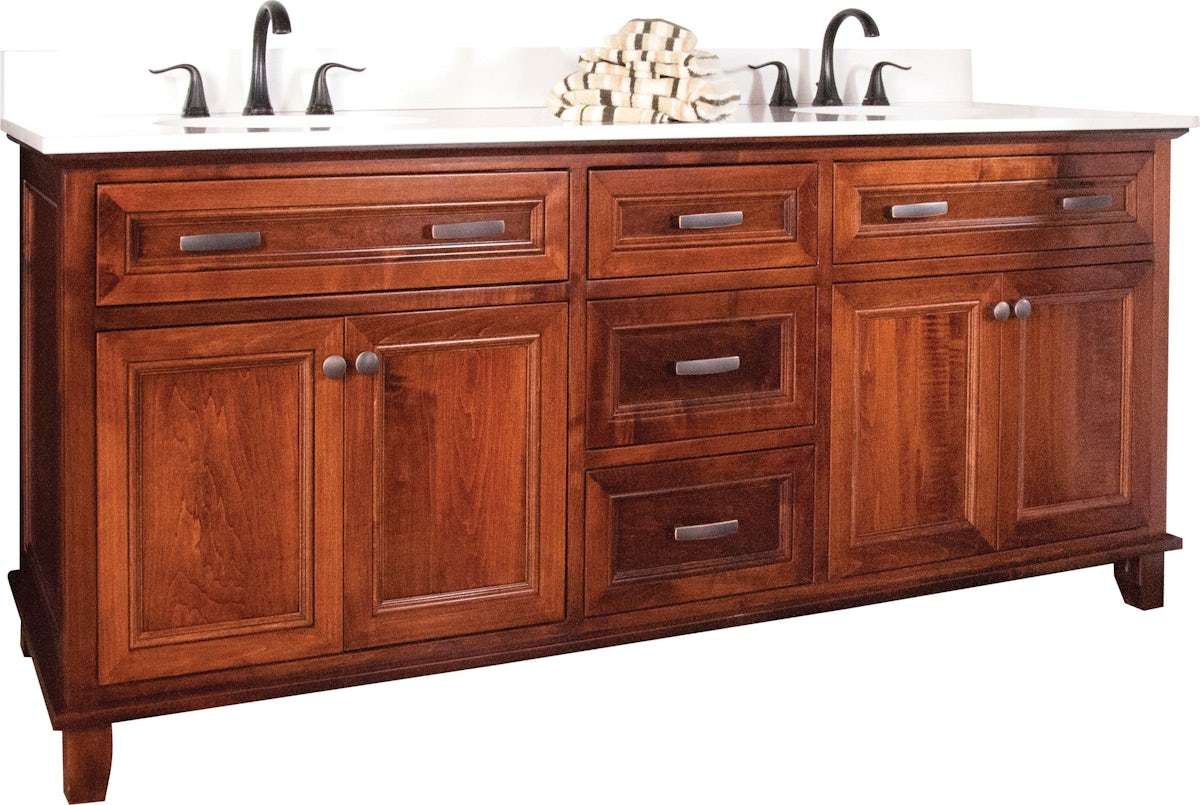 Amish Boonvillian 71" Bathroom Vanity from DutchCrafters Amish