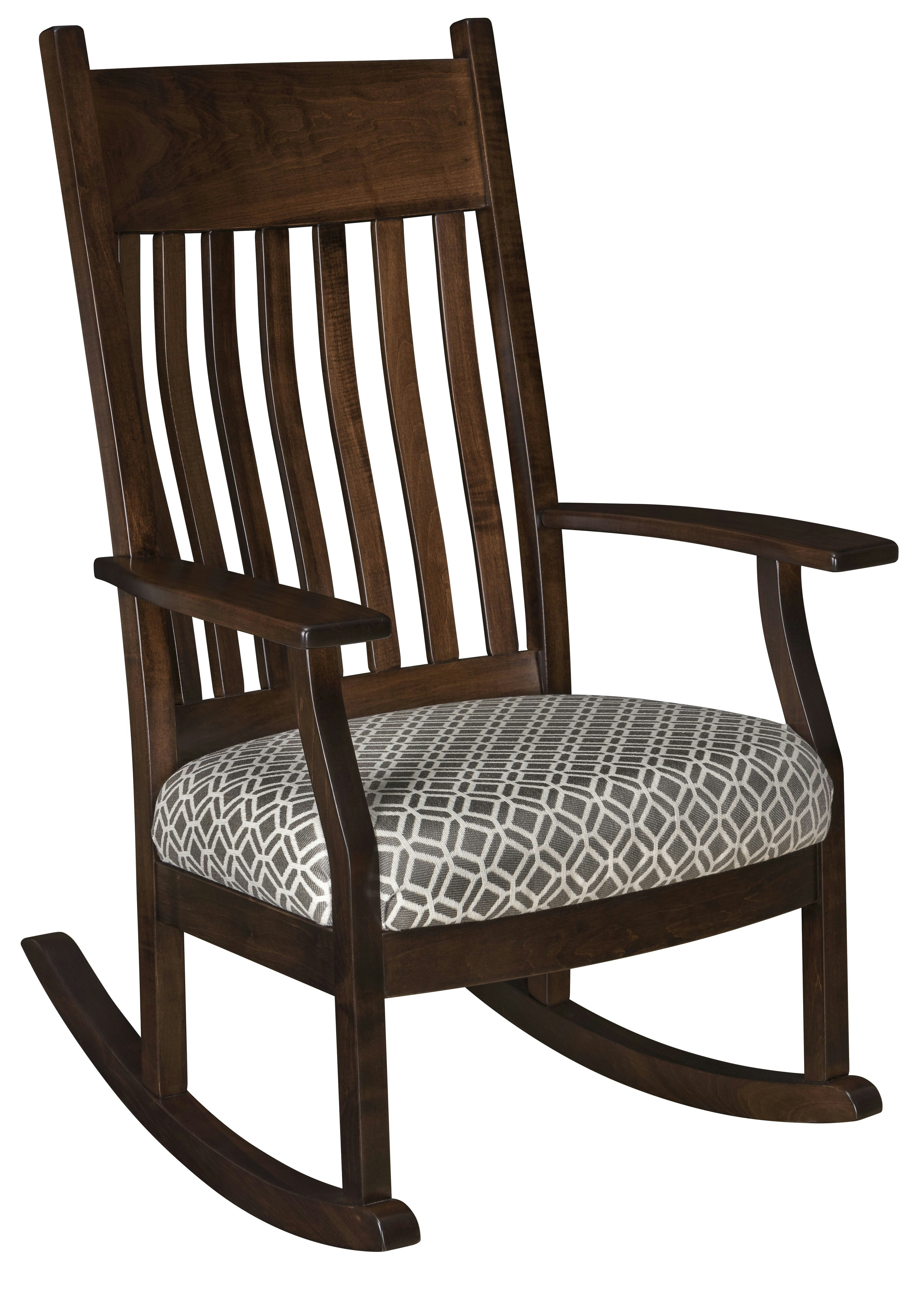 Oakland Bent Slat Rocker From DutchCrafters Amish Furniture