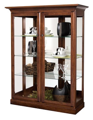 Amish Furniture Curio Cabinets and Display Cases from DutchCrafters