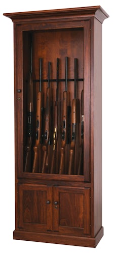 Wood Gun Cabinets at DutchCrafters Amish Furniture