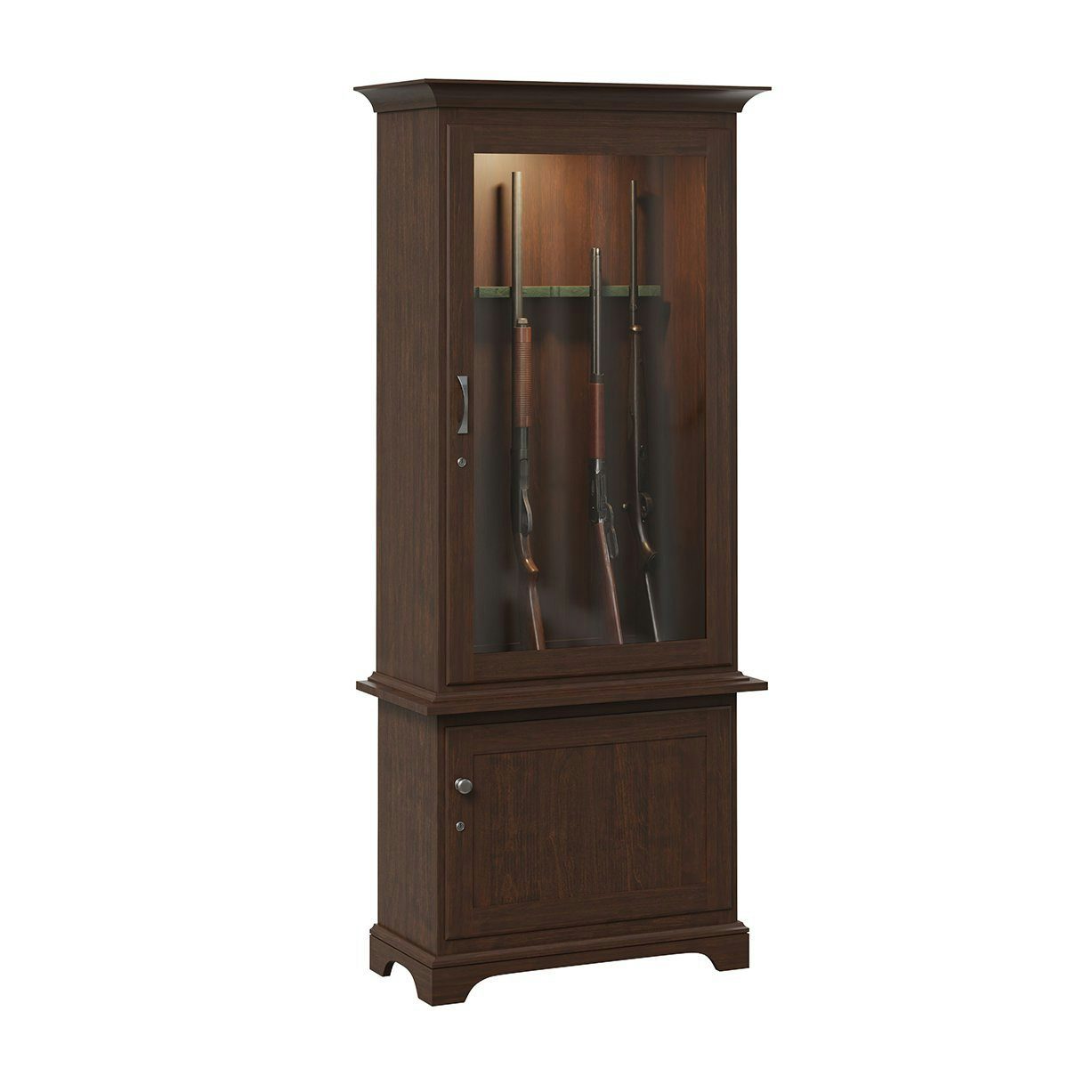 Amish Made Gun Cabinet from DutchCrafters Amish Furniture