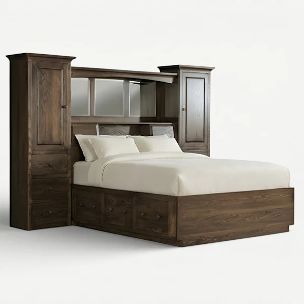 Custom Amish Storage Beds with Built-In Drawers | DutchCrafters