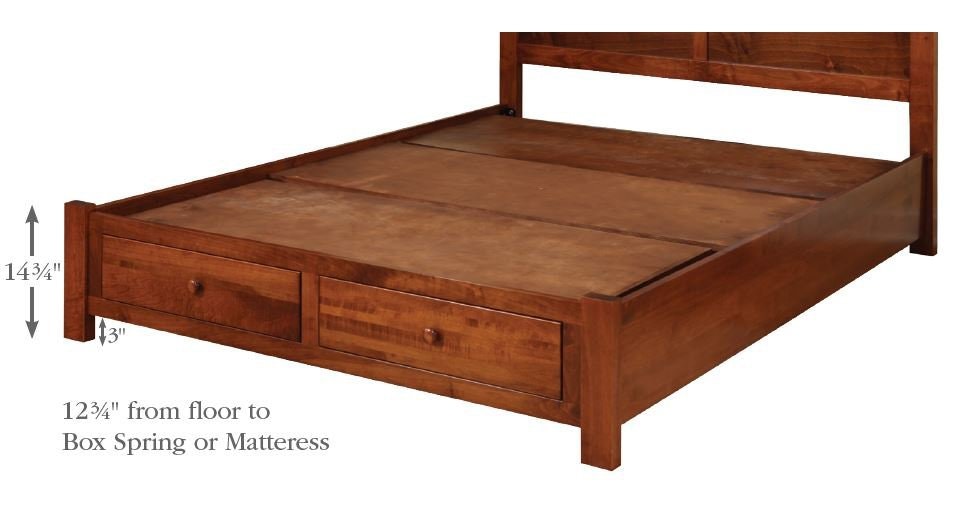 Shoreview Panel Bed From DutchCrafters Amish Furniture