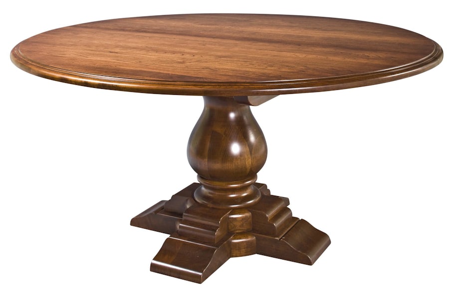 Vista Single Pedestal Dining Table From Dutchcrafters Amish Furniture
