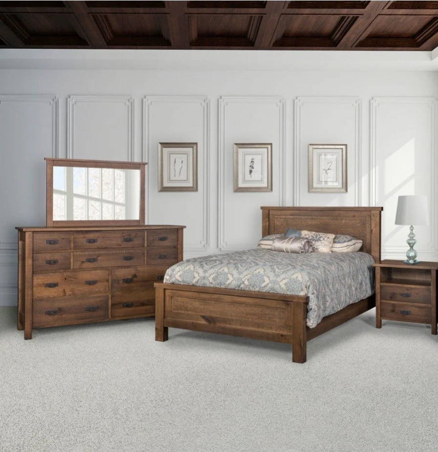 Toledo Three Piece Bedroom Set from DutchCrafters Amish Furniture