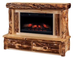 Electric Fireplaces and Mantels from DutchCrafters Amish Furniture