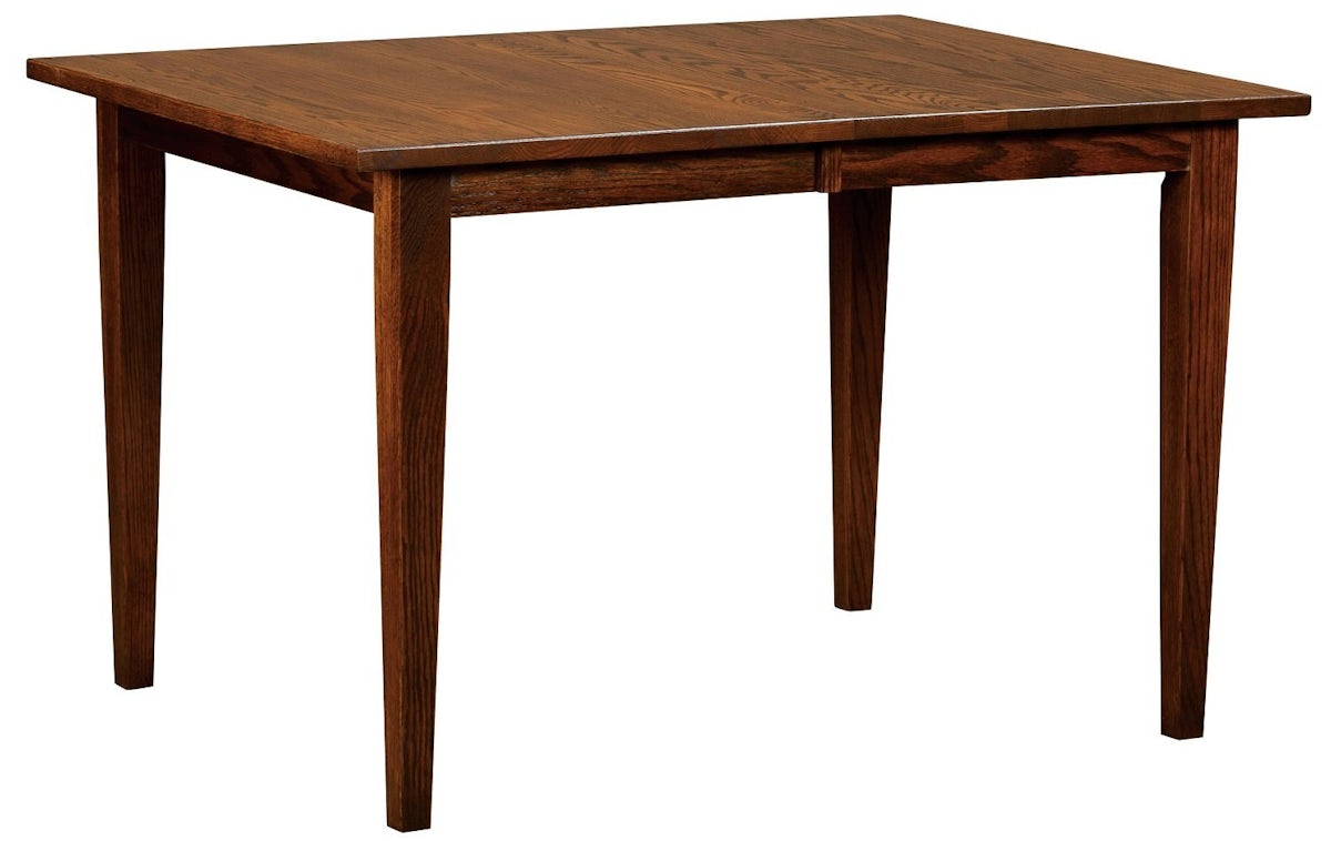 Amish Tampa Leg Extension Dining Table Quick Ship from