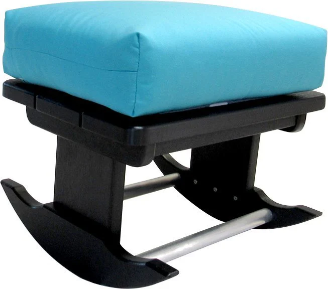 Poly Upholstered Rocking Footrest - DutchCrafters Amish Furniture
